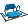 Silla Giratoria Bañera Ajustable Asiento Acolchado Y Apoyabrazos