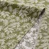 Mantel Antimanchas Rectangular Jacquard Algodón 140x100cm Floral Jali Color Verde