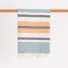 Fouta De Playa Algodón Ligero Tacto Suave Con Flecos Tropi 90x180cm