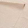 Mantel Antimanchas Rectangular Rayas Finas Beige Impermeable Tacto Tela 100% Algodón  Interior Y Exterior 140x200 Cm