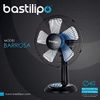 Bastilipo - Barrosa Ventilador De Mesa - 50w De Potencia - 3 Velocidades