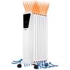 Bastilipo - Fenix 2-1500, Radiador De Fluido, Efecto Chimenea, 1500w, 7 Elementos