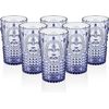 Prisma - Prisma - Pack De 6 Vasos 750 Ml. Color Azul. Vaso De Policarbonato Tamaño Grande, Reutilizable, Libre De Bpa