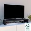 Soporte Monitor Madera Fsc® Henor Basic 82 X 26.5 X 12 Cm  - Grafito