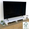 Soporte Tv  De Madera Fsc® Henor Elevador Tv  115 X 35 X 12 Cm - Blanco