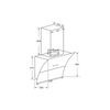 Campana Kromsline Kc-line-700-tc-bk 70cm 850m3/h