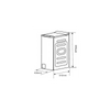 Lavadora Carga Superior Kromsline Kla-ms-7-cs 7kg 1200rpm