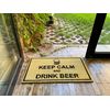 Felpudo Entrada Fibra De Coco Keepcalm Beer 40x70cm