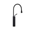 Grifo Monomando Lavabo Alto Giratorio Calgary 48 Negro Mate