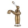 Grifo Lavabo Monomando Retro Florina Dorado Envejecido