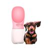 Bebedero Portátil Edipets Con Dosificador 350ml Rosa