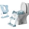 Adaptador Wc Niños Con Escalera Gris Y Blanco