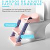 Adaptador Wc Edibaby Con Escalera Para Niños +1a Rosa/violeta