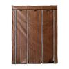 Armario Vestidor De Tela Con Puertas De Cremallera Nyana Home Medidas 170x130x45cm Marron