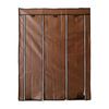 Armario Vestidor De Tela Con Puertas De Cremallera Y Bolsillos Laterales Nyana Home Medidas 170x127x45cm Marron