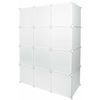 Armario Vestidor Cube Personalizable Boxed Elite 12 Cubos/puertas 147x111x37cm Blanco