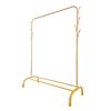 Perchero Burro Premium Rack 1 Stand Nyana Home 148x110x41cm, 2 Barras Para Colgar, 1 Balda Inferior Dorado.