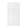 Armario Vestidor Cube Personalizable Boxed Simply Nyana Home 8 Cubos/puertas Organización Del Hogar Perchero Zapatero 147x75x47cm Blanco