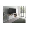 Mueble Tv Roble Modelo Prica 136x47.5x47  - Blanco