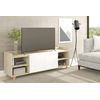 Mueble Tv Roble Modelo Roau 180x53x46  - Blanco