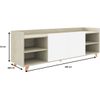 Mueble Tv Roble Modelo Roau 180x53x46  - Blanco