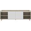 Mueble Tv Roble Modelo Roau 180x53x46  - Blanco