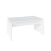 Mesa De Centro  Modelo Tycris 80 X 50 X 38  - Blanco