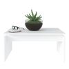 Mesa De Centro  Modelo Tycris 80 X 50 X 38  - Blanco