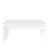 Mesa De Centro  Modelo Tycris 80 X 50 X 38  - Blanco