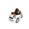 Mini Uno 6v Oficial "masha Y El Oso" Blanco - Coche Eléctrico Infantil Para Niños Batería 6v Con Mando Control Remoto