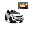 Land Rover Range Rover Evoque Mp4 Blanco - Coche Eléctrico Infantil Para Niños Batería 12v Con Mando Control Remoto