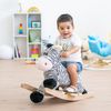 Balancín De Madera Vaca - Caballo Balancín De Peluche Para Niños Y Bebés  con Ofertas en Carrefour