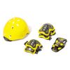 Set De Protección Para Niños Con Casco Atlas Amarillo - Patinetes Eléctricos Infantiles Para Niños