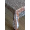 Mantel Transparente Piedras 140x140 Cm | Mr.hule