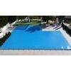 Cobertor De Invierno Azul/beige Lona Para Piscina (9,30 X 4,30 M.)