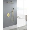 Sky Bath Ces003/oro Soul Conjunto Ducha Monomando Empotrado Oro Cepillado