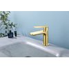 Sky Bath Cdg006-1oro Glory Monomando Lavabo Oro Cepillado