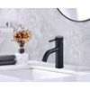 Sky Bath Cdr007-1ng Rock Monomando Lavabo Negro Mate