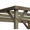 Pérgola Autoportante Madera De Pino, 240x 240x 240 Cm Vidahuerto Tratada Para Exterior