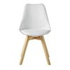 Silla Estilo Nordico Blanco, 6 Unidades