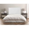 Cabecero Polipiel New York 148x123cm Cama De 135cm Color Blanco