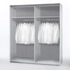 Armario 2 Puertas Correderas Time Blanco Y Cambria 196x170x59 Cm