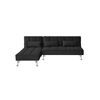 Sofa Cama Chaise Longue Noelia Xs 200cm Negro