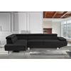 Sofa Chaise Longue Rinconera New Daniela 254cm Negro, Chaise Derecho