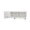 Mueble Bajo Tv Dn Cabinet 2 Cajones, Blanco 151x53 Cm