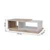 Mesa De Centro Blanco Dn 115x41cm