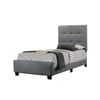 Cama Juvenil Individual Con Somier Emily 90cm Gris