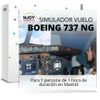 Caja Regalo Simulador De Vuelo Boeing 737 Ng Madrid