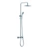 Conjunto Monomando De Ducha Y Bañera Cromado -columna De Ducha Extensible Ajustable - Serie Liverpool - Bdl007-b Columna De Ducha Y Bañera  - Marca Mice / Imex