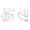 Grifo Lavabo Imex Saona Bdo020-1  - Marca Mice / Imex